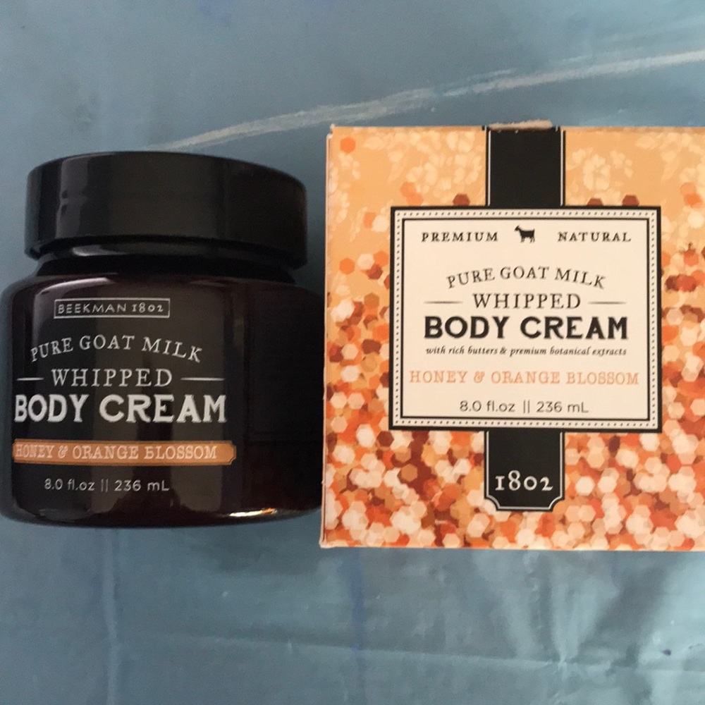 Whipped body cream